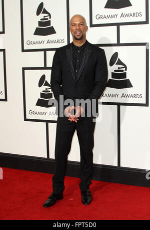 58Th Annual Grammy Awards 2016 - Arrivi presso lo Staples Center dotato di: Comune dove: Los Angeles, California, Stati Uniti quando: 15 Feb 2016 Foto Stock