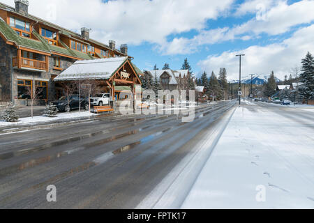 La Fox Inn Banff Canada nel Parco Nazionale di Banff Foto Stock