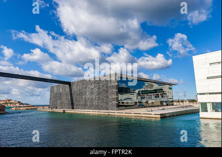 Mucem, Marsiglia, Bouches du Rhone, 13, Paca,Francia Foto Stock