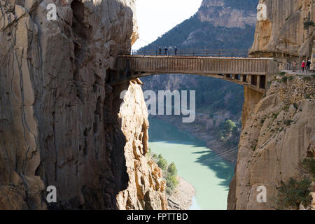 Ponte a Caminito del Rey Foto Stock