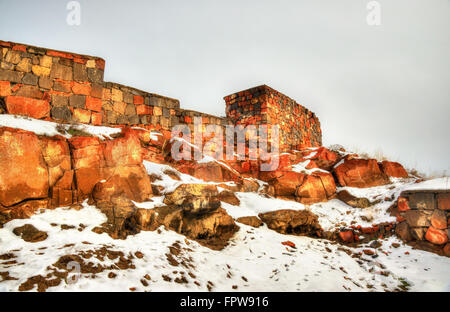 Fortezza di Erebuni Yerevan Foto Stock