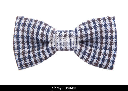 Gentleman dot bow tie isolati su sfondo bianco Foto Stock