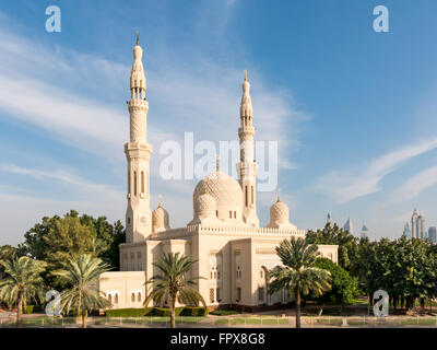 La Moschea di Jumeirah a Dubai, Emirati Arabi Uniti Foto Stock