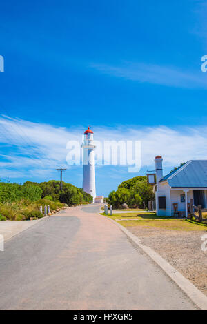 Faro rosso Foto Stock