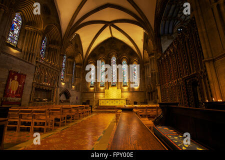 Cattedrale di Hereford Hereford Herefordshire England Regno Unito Foto Stock
