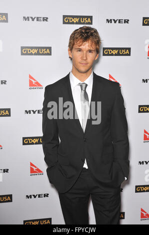 LOS ANGELES, CA - 16 gennaio 2010: Ryan Kwanten al 2010 G'Day STATI UNITI Australia settimana Black Tie Gala presso la grande sala da ballo a Hollywood & Highland. Foto Stock