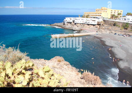 Splendida spiaggia a Callao Salvaje Tenerife, Spagna Foto Stock