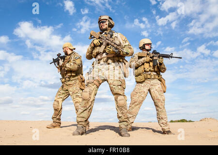 US Army forze speciali militari di gruppo Foto Stock