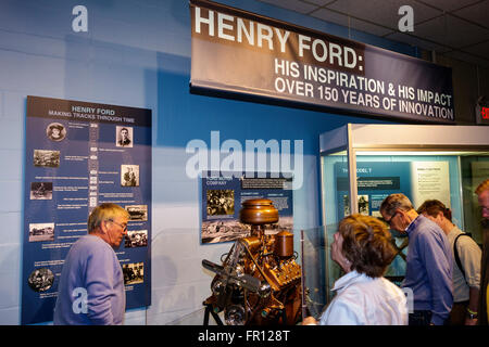 Florida, Sud, Florida, Fort ft. Myers,Thomas Edison ed Henry Ford Winter Estates,museo storico di storia,interno interno,collezione mostra,pr Foto Stock