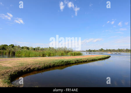 Man-made Kununurra Lago, Ord River, Australia occidentale Foto Stock