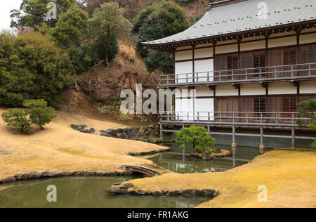 Il Giappone a Kamakura, Tempio Kenchoji, Hojo, Teien giardino, Foto Stock