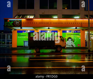 Negozio di fronte, Wellington, Nuova Zelanda Foto Stock