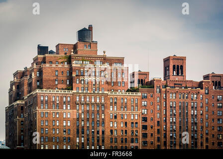 Londra giardini a terrazza, appartamenti e uffici, 435 West 23rd Street a New York City, Stati Uniti d'America. Foto Stock