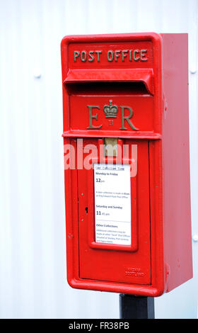 Casella di posta al di fuori del Post Office Grytviken. Georgia del Sud Foto Stock