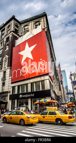 I magazzini Macy's New York City, Stati Uniti d'America. Foto Stock