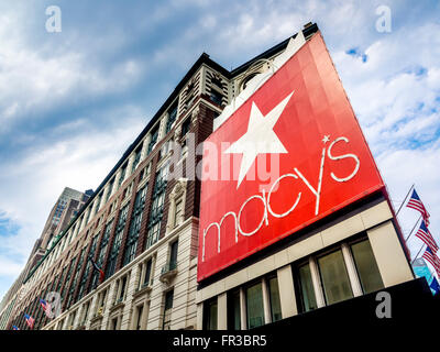 I magazzini Macy's New York City, Stati Uniti d'America. Foto Stock