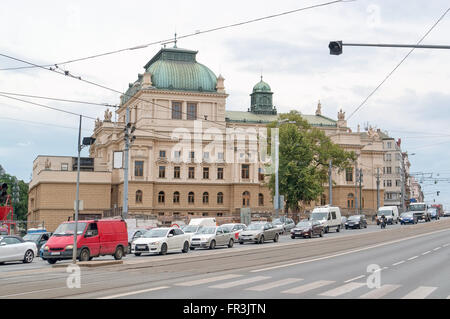 Vista della città di Pilsen, una città in Repubblica Ceca Foto Stock