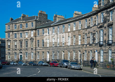 Una sezione di Drummond posto nella zona nuova di Edinburgo. Foto Stock