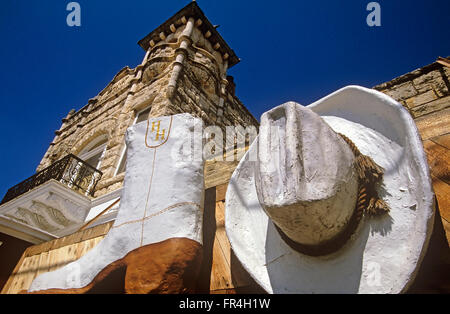 Tradizioni cowboy di vivere nel Texas Hill Country, Fredericksburg, Texas, Stati Uniti d'America. Foto Stock