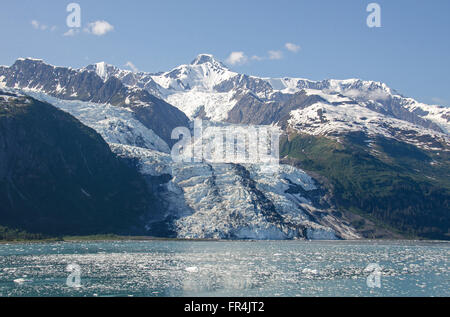 Bryn Mawr ghiacciaio in College Fjord, Alaska Foto Stock