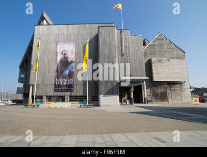 Museo Marittimo Nazionale edificio, Discovery Quay, Falmouth Cornwall Inghilterra England Regno Unito. Foto Stock