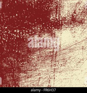 Rosso Grunge Beige Illustrazione Vettoriale