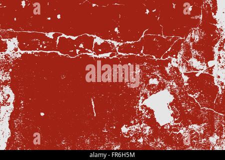 Distress Texture rosso Illustrazione Vettoriale