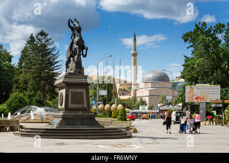 Repubblica di Macedonia, Bitola, downtown Foto Stock