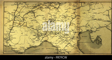 Italia - Manuale per i viaggiatori. Prima parte, Nord Italia (1867) Foto Stock