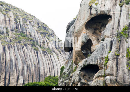 Pedra da Boca parco dello stato - regione Dungeon Foto Stock