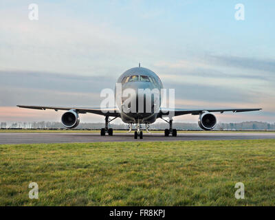 Lockheed Tristar, RAF tanker aerei sulla pista di Bruntingthorpe vicino a Lutterworth in Leicestershire. Foto Stock