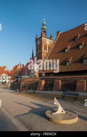 Grande Mulino (Wielki Mlyn) in Gdansk città vecchia, Polonia. Foto Stock