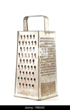 Fatto a mano rusty tin cucina grattugia circa cinquanta anni Foto Stock