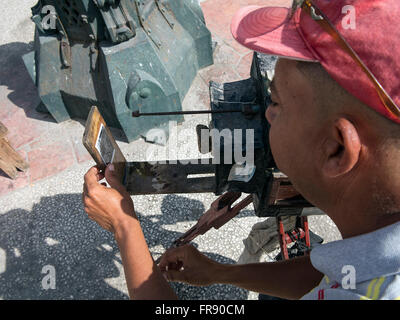 Cuba La Havane luogo Marti Camera Obscura Foto Stock