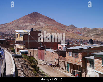 Potosi Bolivia montagna argento Foto Stock