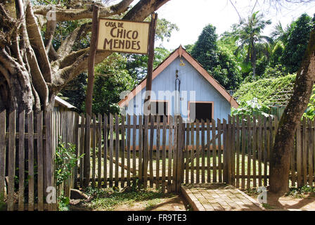 Centro Memorias Chico Mendes - visita del sito e di pellegrinaggio Foto Stock