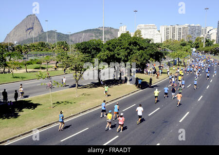 XVI Internazionale Mezza Maratona in Rio de Janeiro 2012 - Flamengo Foto Stock
