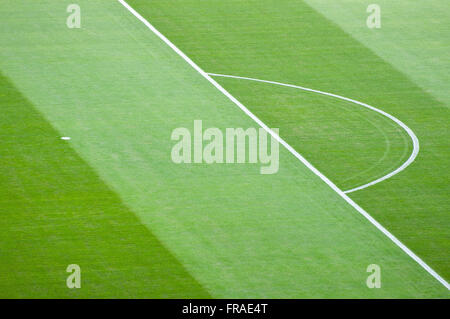 Campo di calcio di Estadio do Maracana rinnovato nel gioco tra le squadre nazionali del Messico e Italia Foto Stock