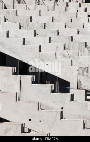 Dettaglio della costruzione di multipurpose arena Gremio complesse Foto Stock