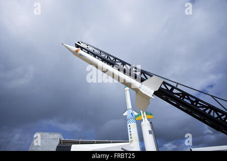 Centro per lo spazio e la cultura Informazioni turistiche Centro Barreira do Inferno di lancio di Foto Stock