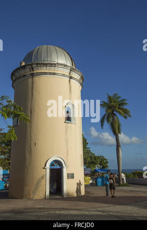 Observatorio Astronomico in alto da sé - Città Alta - costruito nel XIX secolo Foto Stock