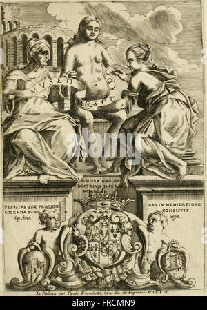 Nota, overo, Memorie del mvseo di Lodovico Moscardo (1656) Foto Stock