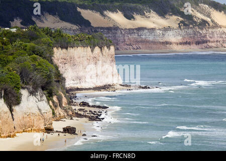 Spiaggia Centro e Dolphin Bay conosciuta anche come spiaggia Corral in background Foto Stock