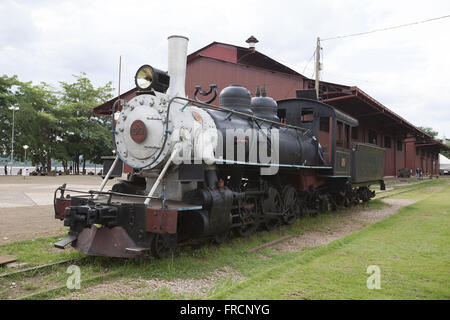 Museo di Madeira-Mamore - Praca da EFMM in Porto Velho Foto Stock