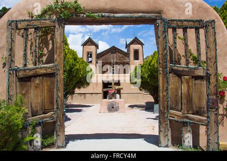 Santuario De Chimayo Chiesa, Chimayo, Nuovo Messico Foto Stock