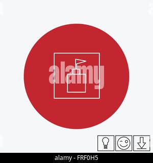 Icona più leggero Illustrazione Vettoriale