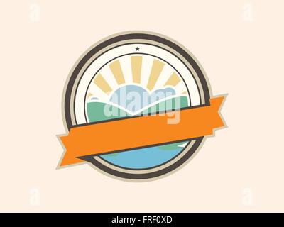 Badge retrò Illustrazione Vettoriale