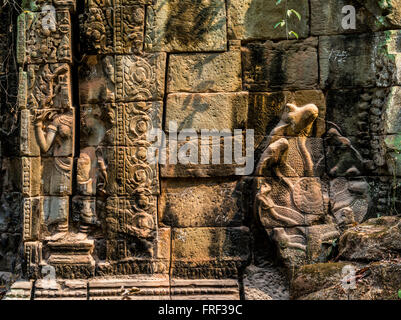 Il Banteay Kdei (Prasat Banteay Kdei), Angkor. Siem Reap. Cambogia Foto Stock