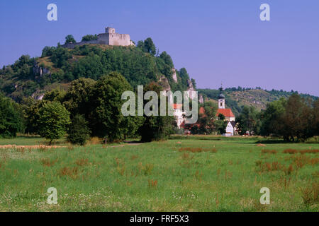 Villaggio di Kallmunz, Baviera, Germania Foto Stock