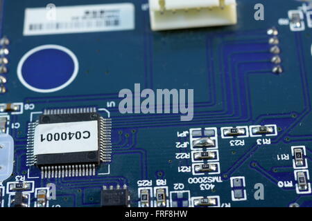 Chiudere fino scheda elettronica Foto Stock